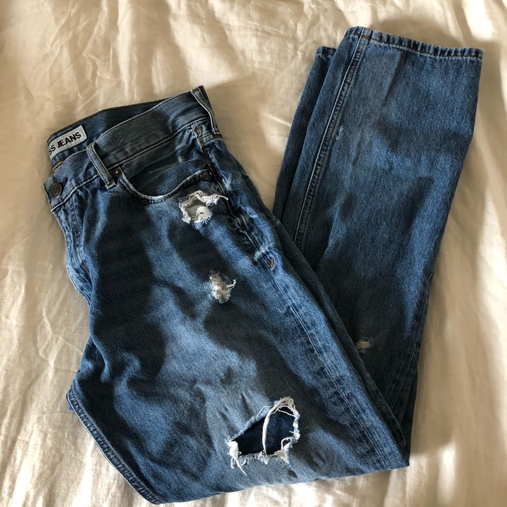 34x32 SLIM FIT STRAIGHT LEG EXPRESS JEANS